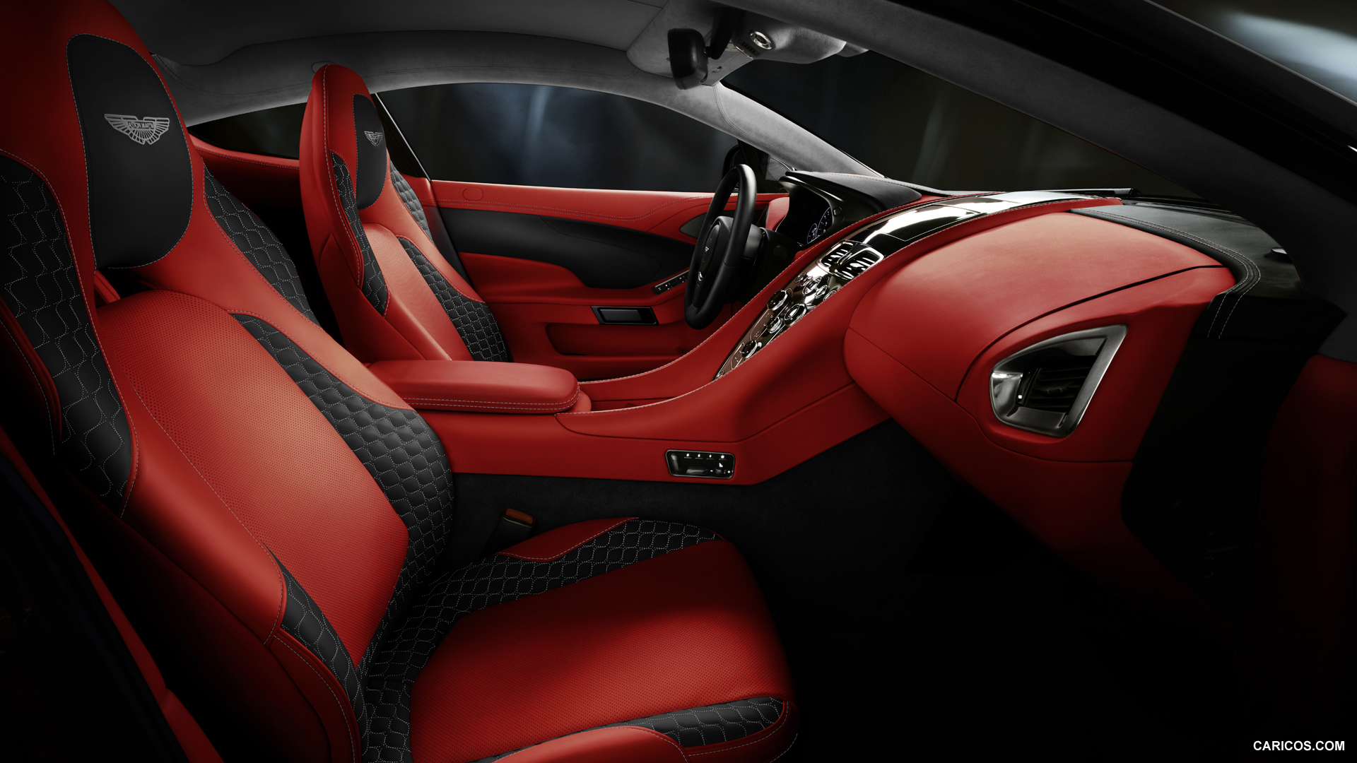 Aston Martin Vanquish Black Interior