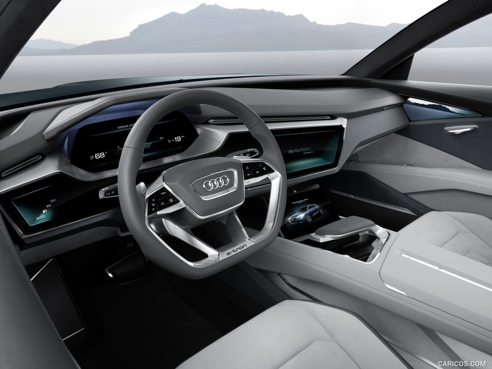 2015 Audi etron Quattro SUV Concept  Interior Wallpaper 1600 x 1200