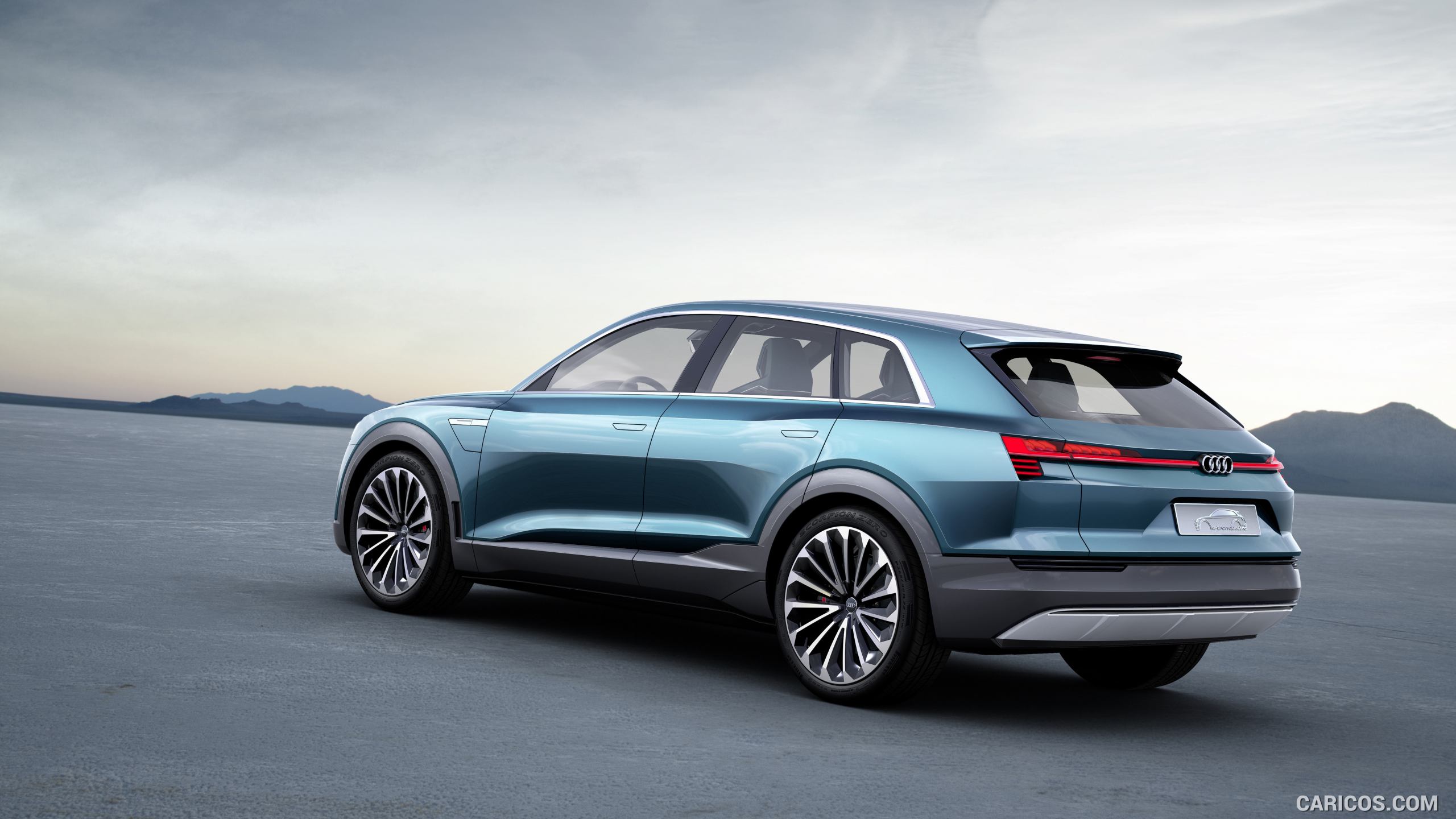 2015 Audi etron Quattro SUV Concept Electric Green  Wallpaper 11 