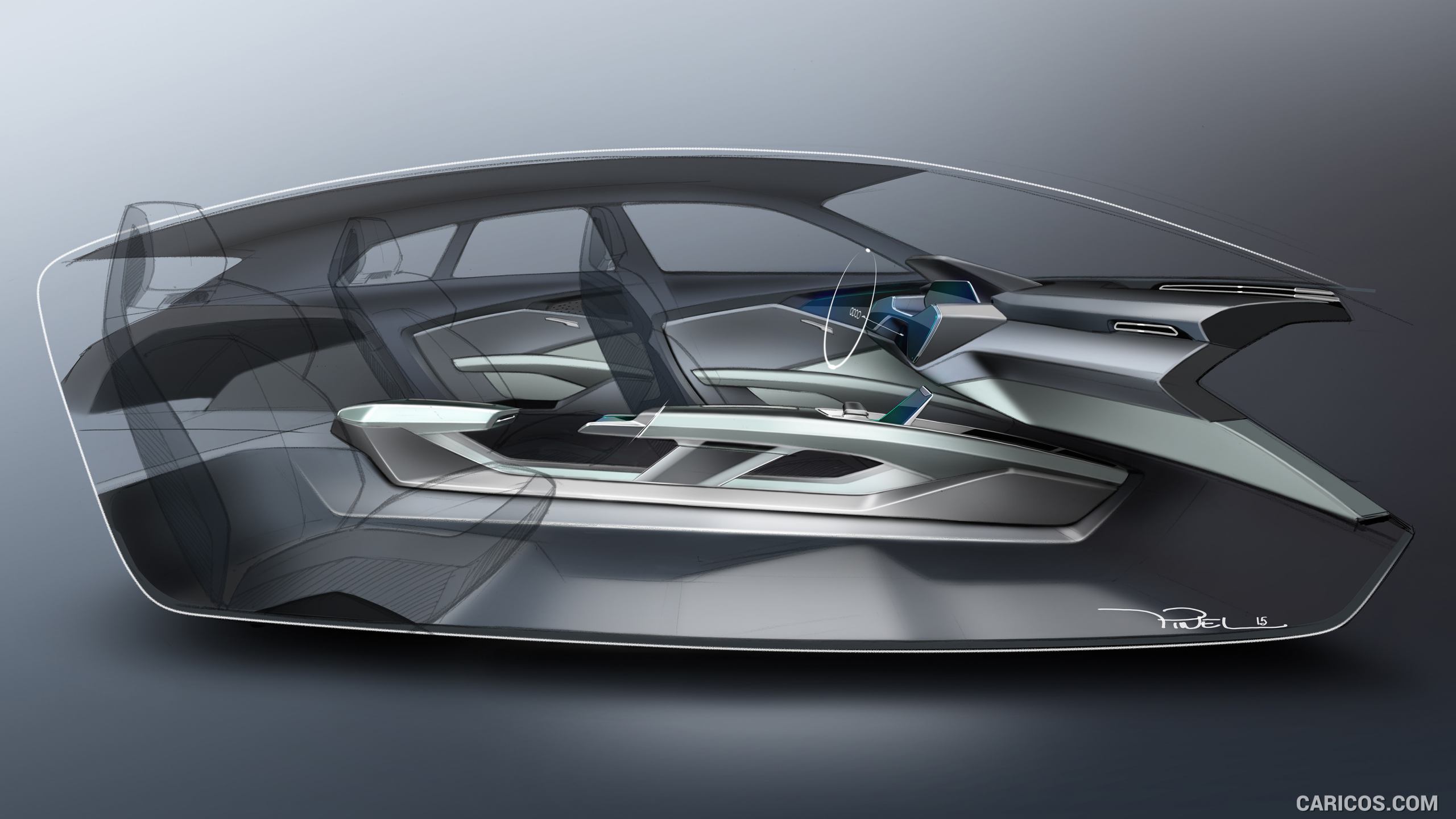 2015 Audi etron Quattro SUV Concept  Design Sketch  Wallpaper 27 