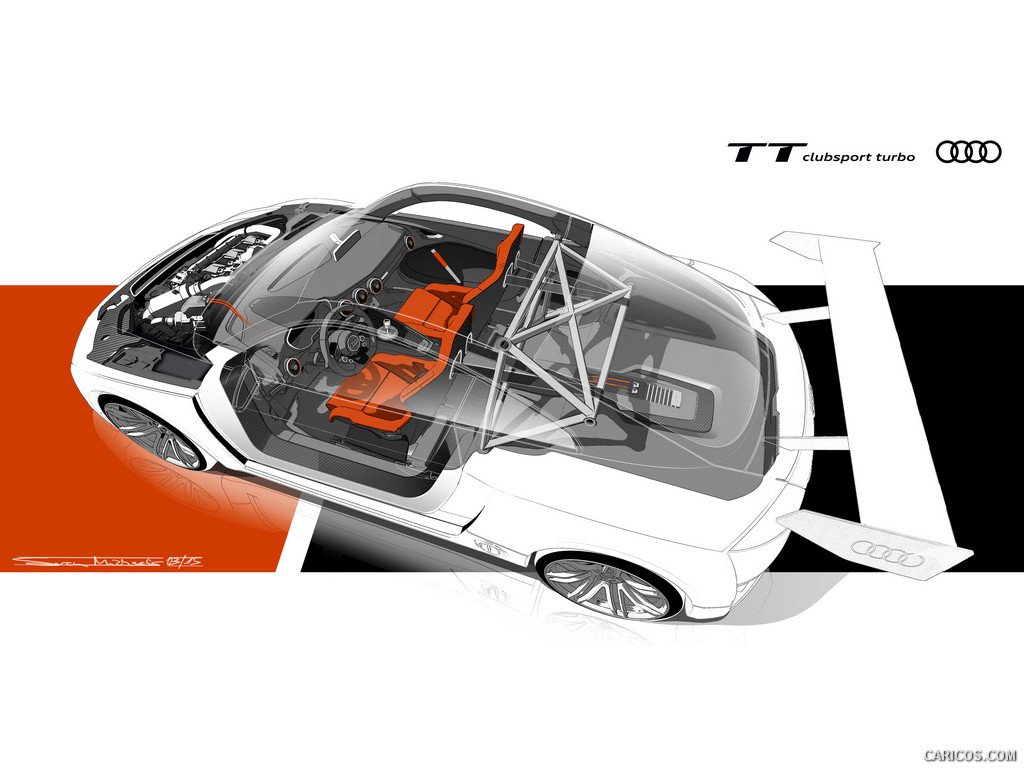 2015 Audi TT Clubsport Turbo Concept  Design Sketch  Wallpaper 32 