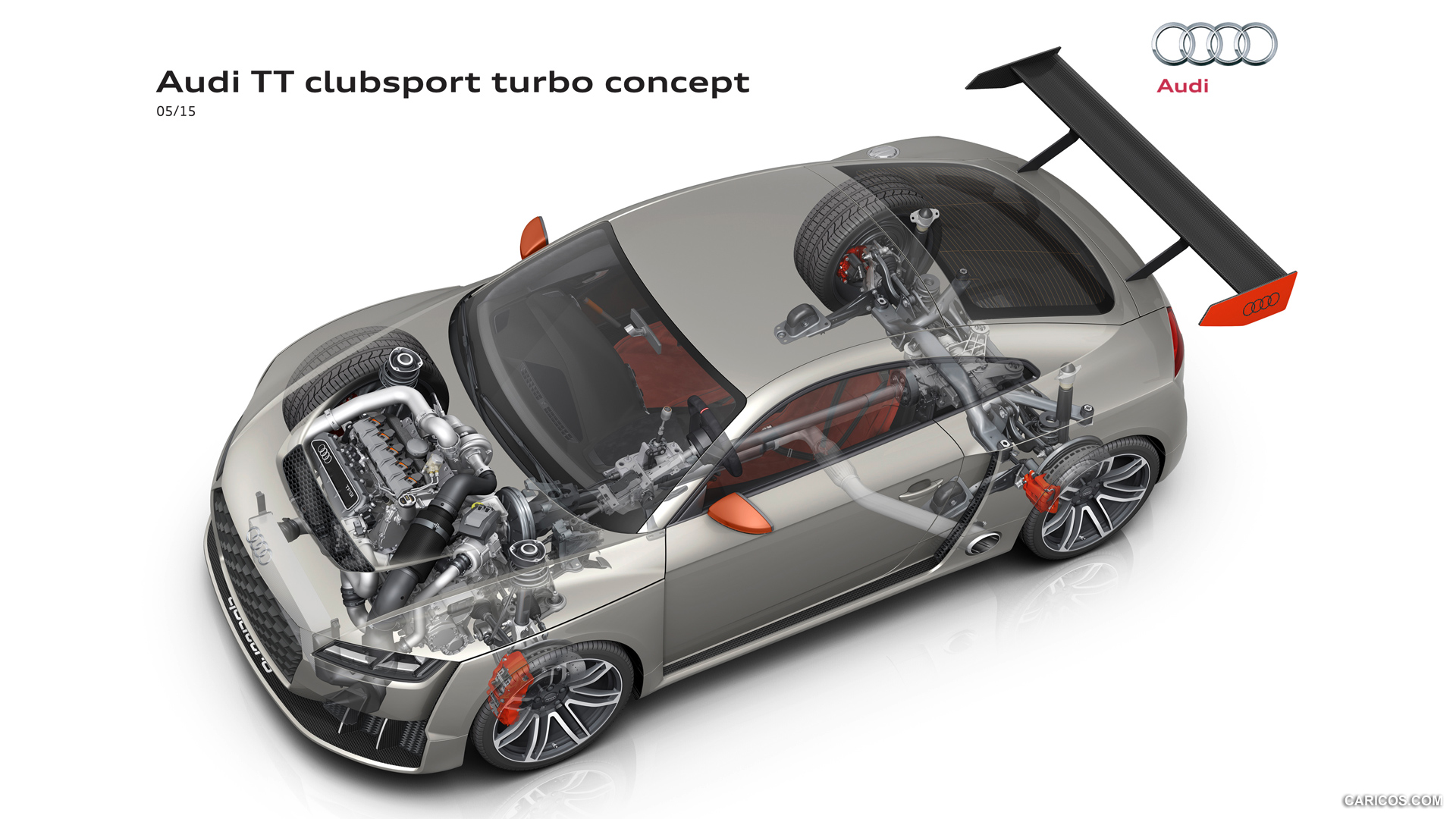 2015 Audi TT Clubsport Turbo Concept  Phantom View  HD Wallpaper 30