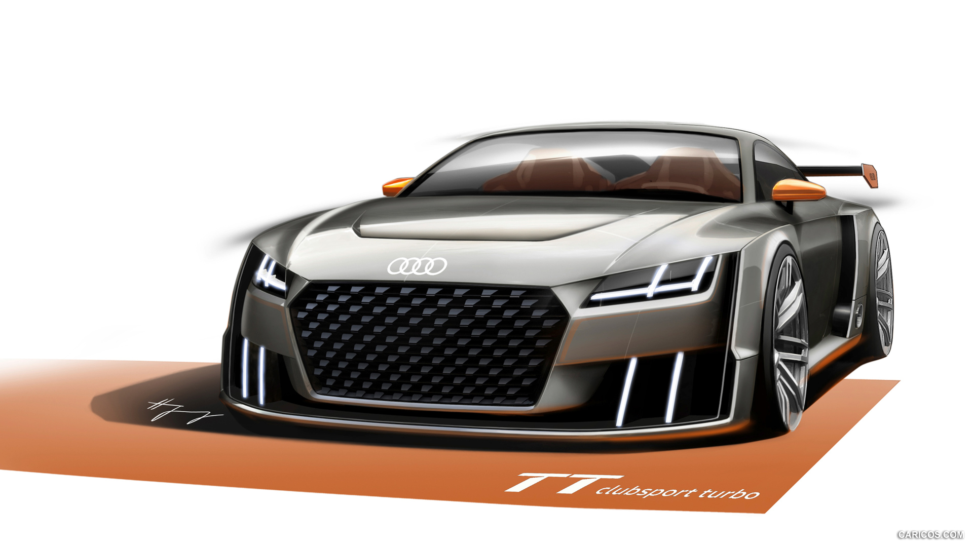 2015 Audi TT Clubsport Turbo Concept  Design Sketch HD Wallpaper 1920 