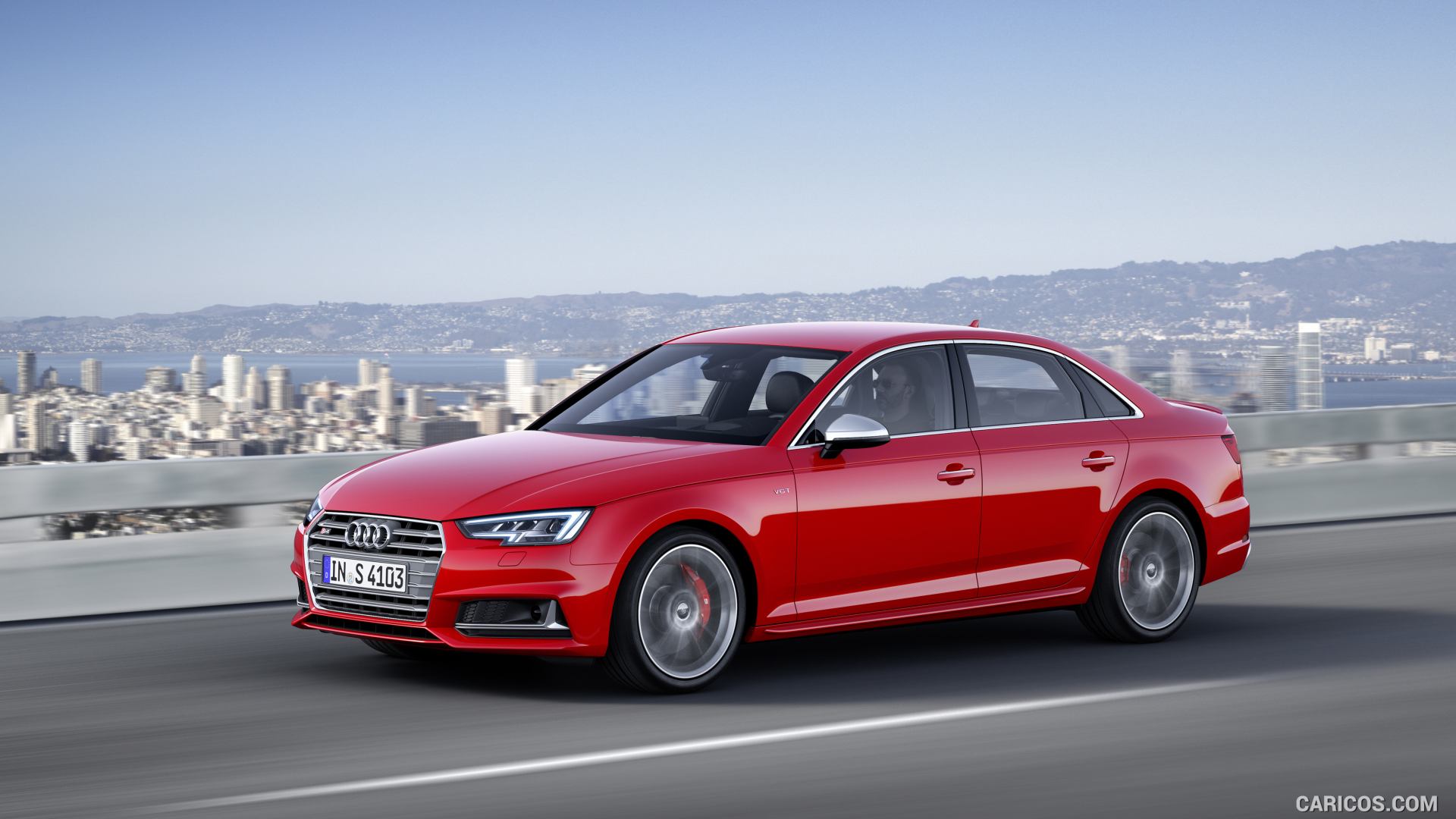 2016 Audi S4 (Misano Red)  Front | HD Wallpaper #2 | 1920x1080