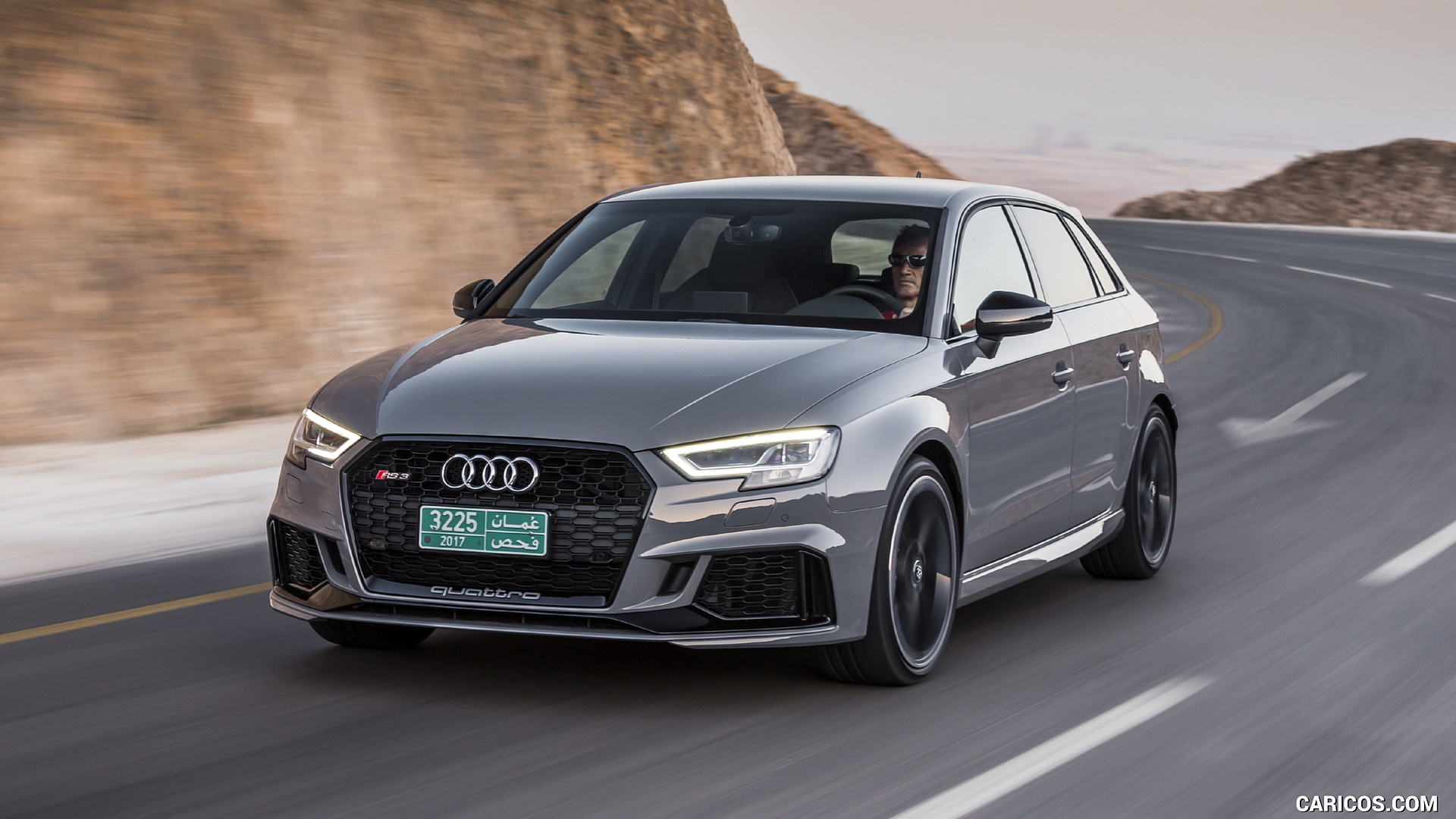 2018 Audi Rs 3 Sportback Color Nardo Grey Front Three