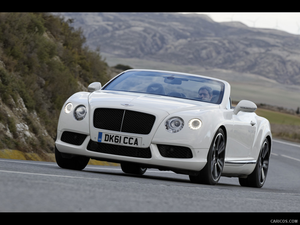 2013 Bentley Continental GTC V8 Convertible  - Front, 1024x768, #1 of 36