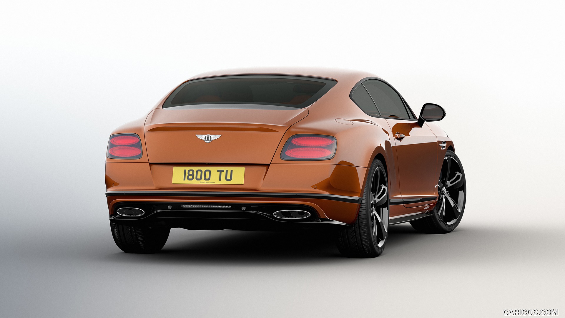 Bentley Continental GT Speed Coupe Black Edition  Rear  HD Wallpaper 