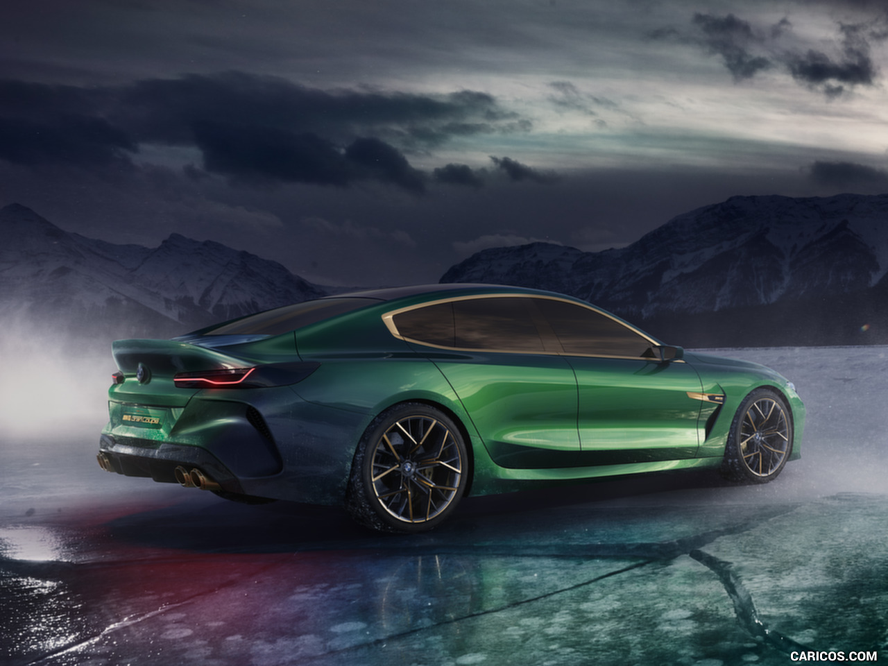 2018 Bmw M8 Gran Coupe Concept Rear Three Quarter Hd