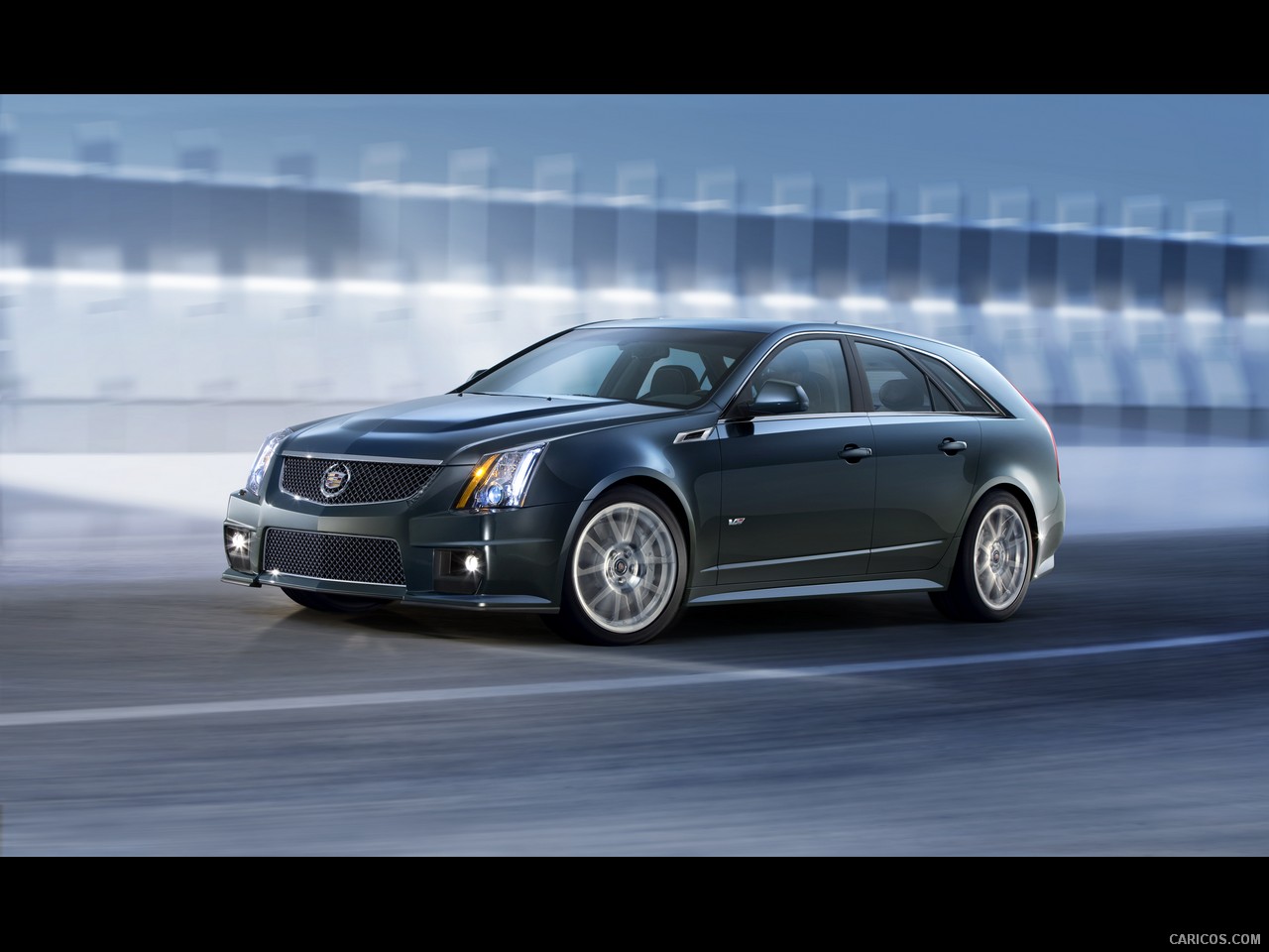 2011 Cadillac CTS-V Sport Wagon  - Front Left Quarter View Photo, 1280x960, #1 of 10