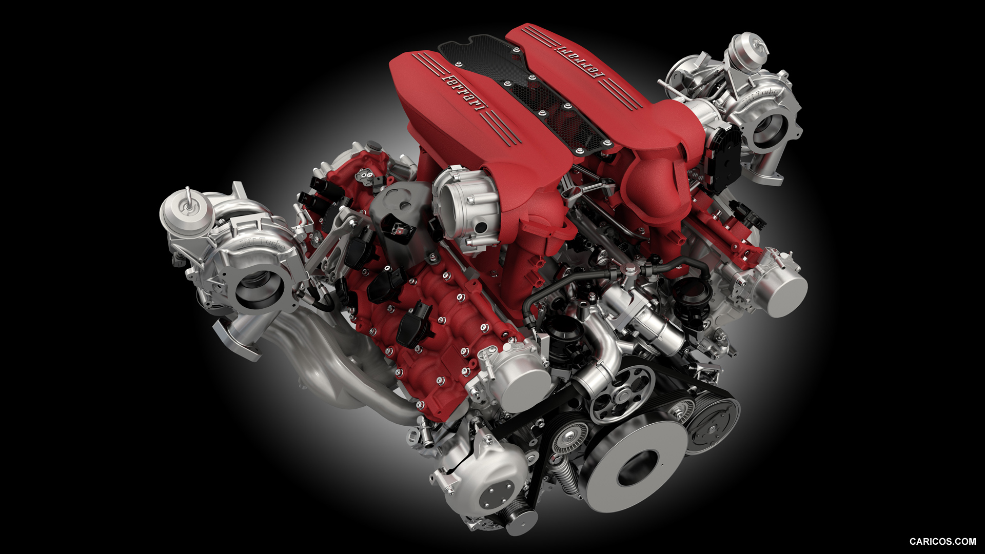 2016 Ferrari 488 GTB  Engine  HD Wallpaper 10