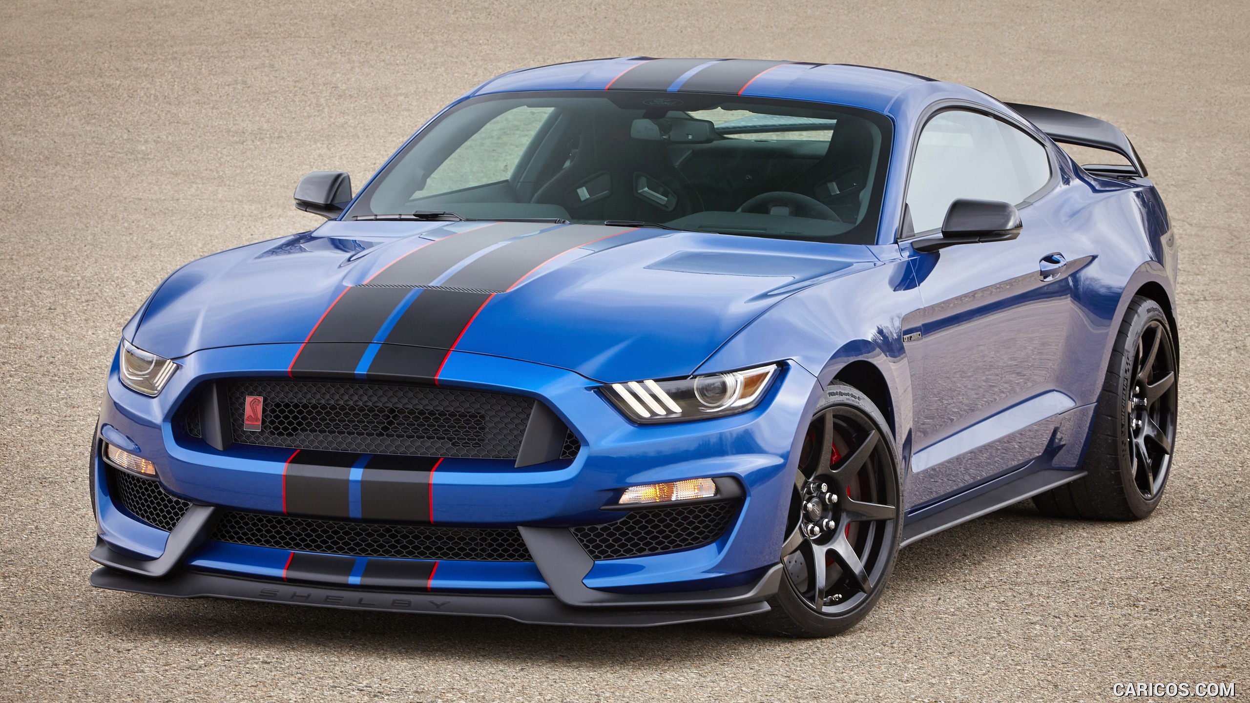 2017 Ford Mustang Shelby Gt350r Color Lightning Blue Front Hd