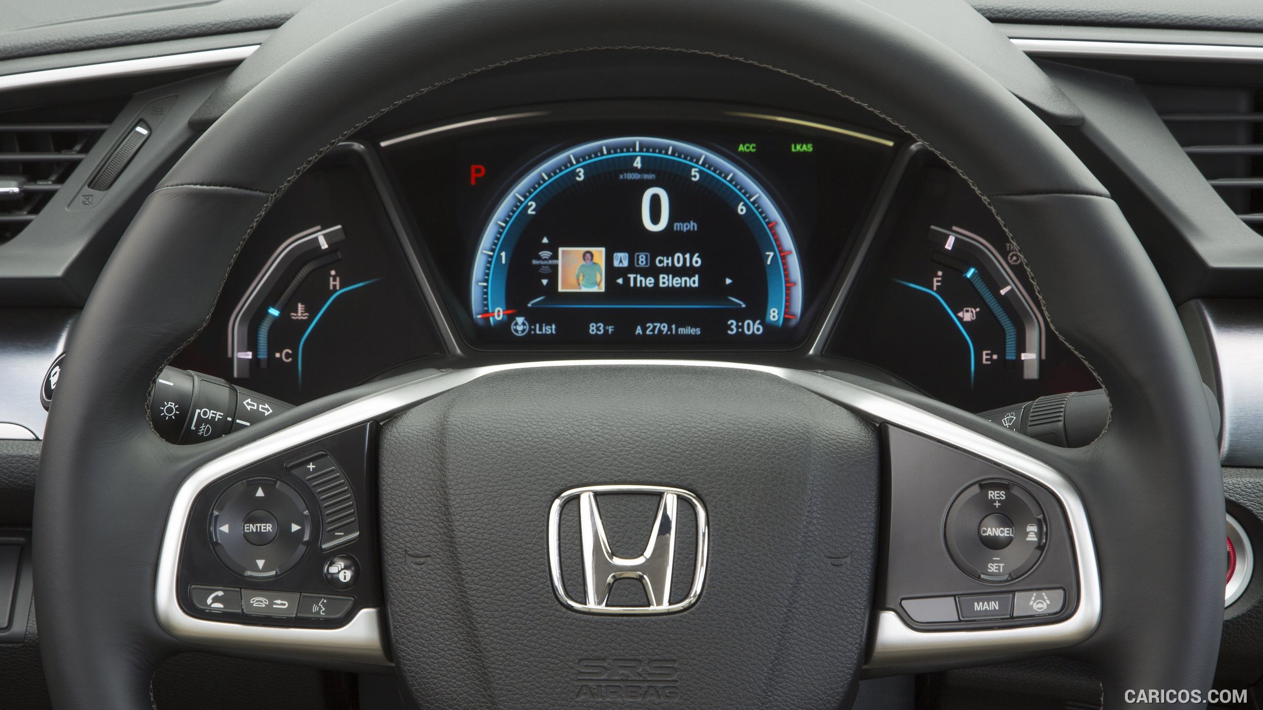 2016 Honda Civic Sedan Interior Steering Wheel Hd Wallpaper 115