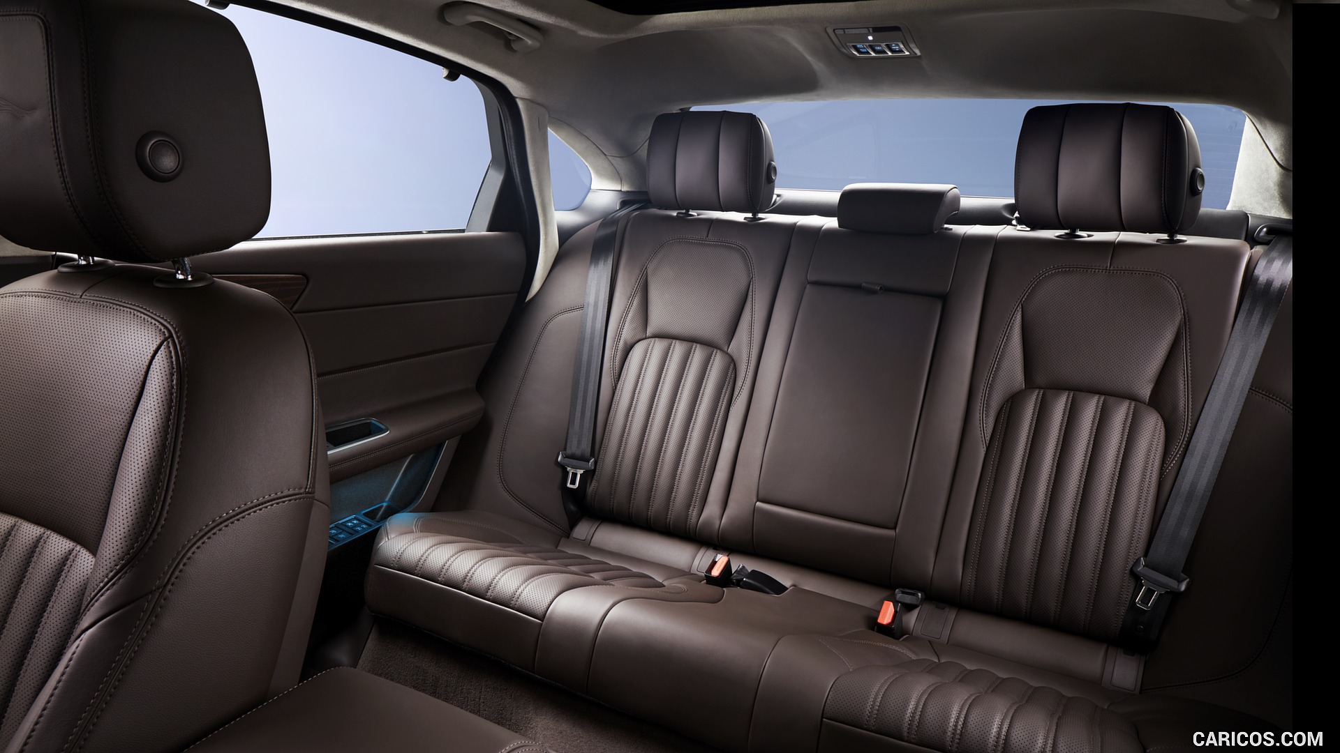 2017 Jaguar XF L Interior, Rear Seats HD Wallpaper 12