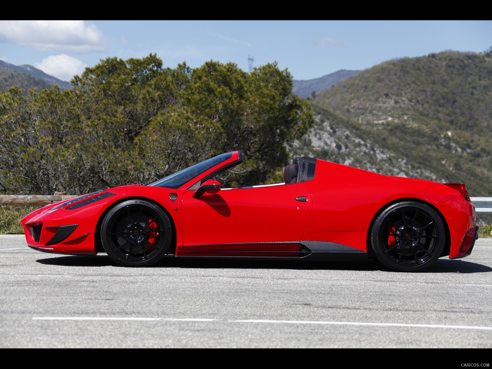 Mansory Ferrari 458 Spider Monaco Edition (2012)  - Side, 1600x1200, #3 of 8