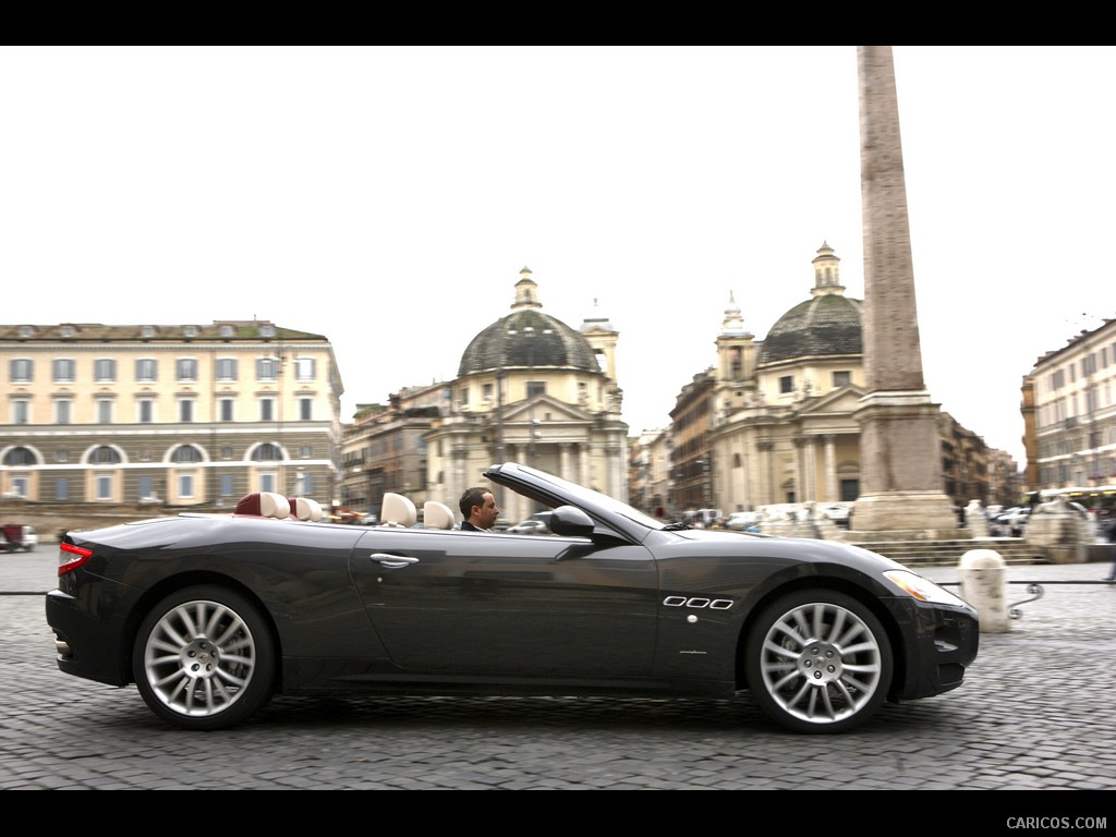 2011 Maserati GranCabrio - Top Down - Side View Photo, 1024x768, #24 of 59