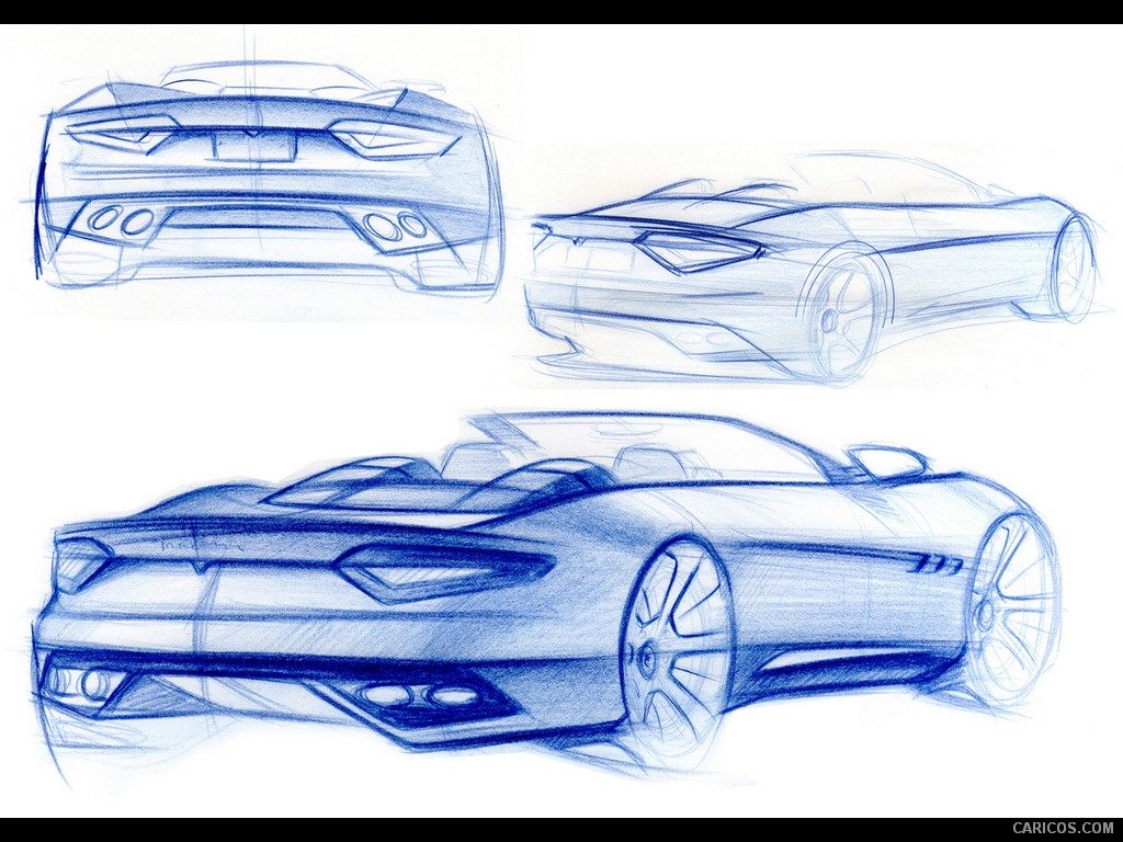 2011 Maserati GranCabrio  - Design Sketch, 1024x768, #57 of 59