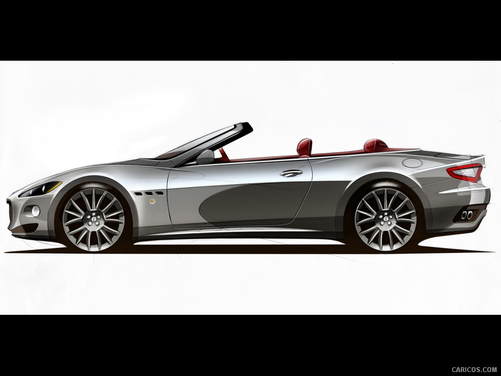 2011 Maserati GranCabrio - Top Down - Design Sketch, 1024x768, #58 of 59