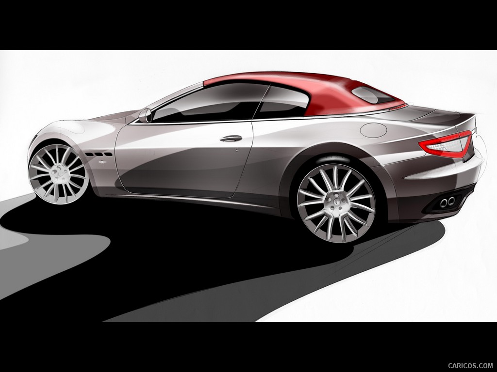 2011 Maserati GranCabrio - Top Up - Design Sketch, 1024x768, #59 of 59