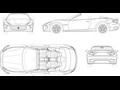 2011 Maserati GranCabrio  - Technical Drawing