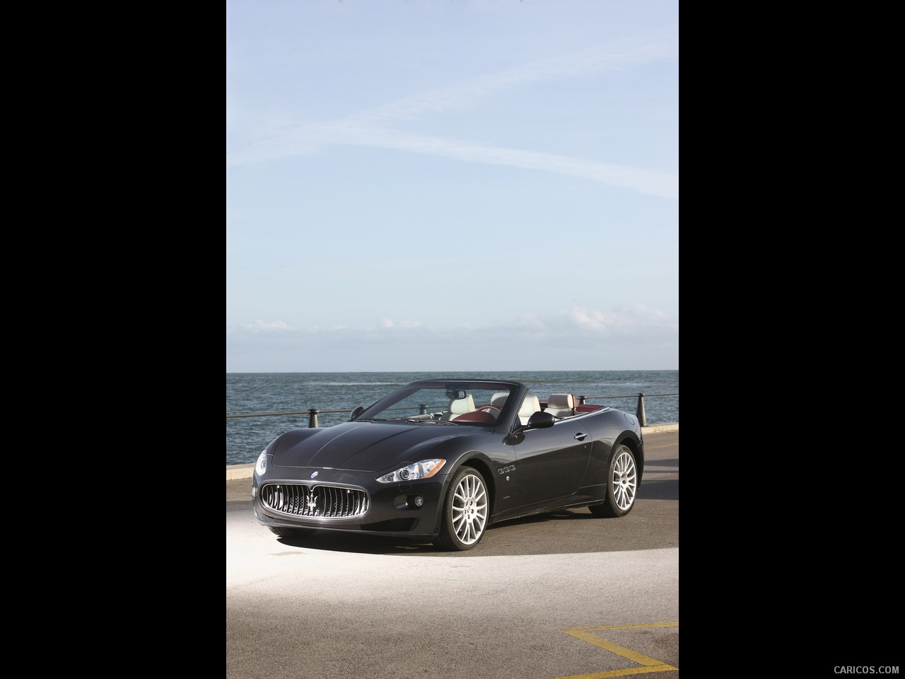 2011 Maserati GranCabrio - Top Down - Front Left Quarter View Photo, 1280x960, #7 of 59