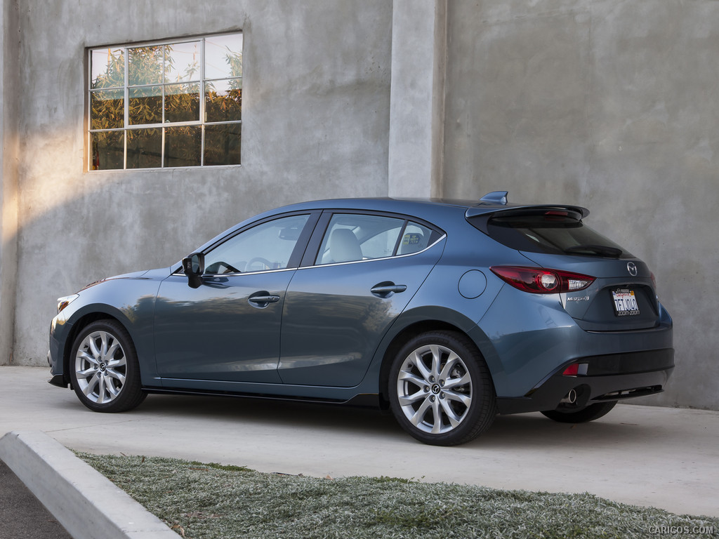 2015 Mazda 3 5D s Touring 6MT (Blue Reflex) Side HD Wallpaper 19