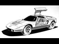 1970 Mercedes-Benz C 111 II Concept - Design Sketch