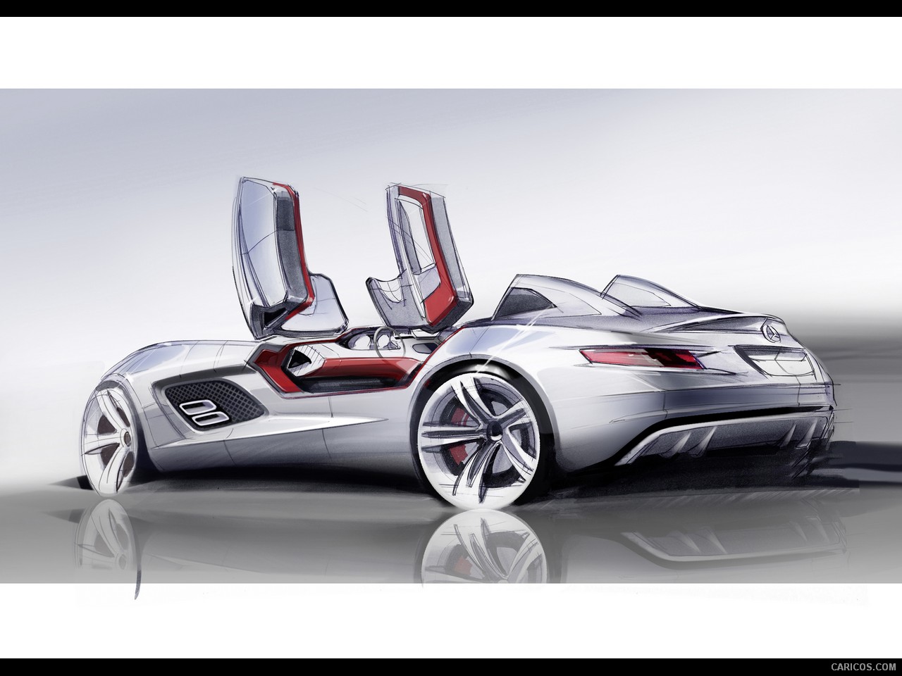 Mercedes-Benz SLR Stirling Moss  - Design Sketch, 1280x960, #15 of 54