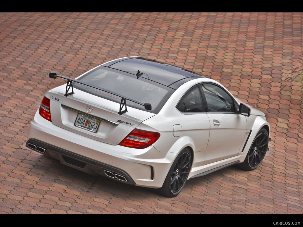 2012 M-Benz C63 AMG Black Series Aerodynamics Package Diamond White  - Spoiler, 1024x768, #29 of 136