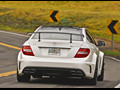 2012 M-Benz C63 AMG Black Series Aerodynamics Package Diamond White  - Rear