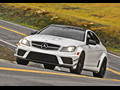 2012 M-Benz C63 AMG Black Series Aerodynamics Package Diamond White  - Front