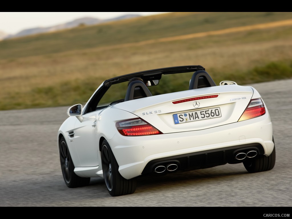 2012 Mercedes-Benz SLK 55 AMG  - Rear , 1024x768, #8 of 47