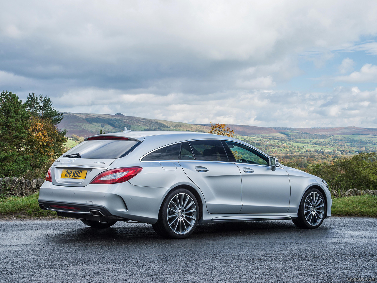2015 MercedesBenz CLSClass CLS 350 BlueTEC Shooting Brake (UKSpec) Rear Wallpaper 75