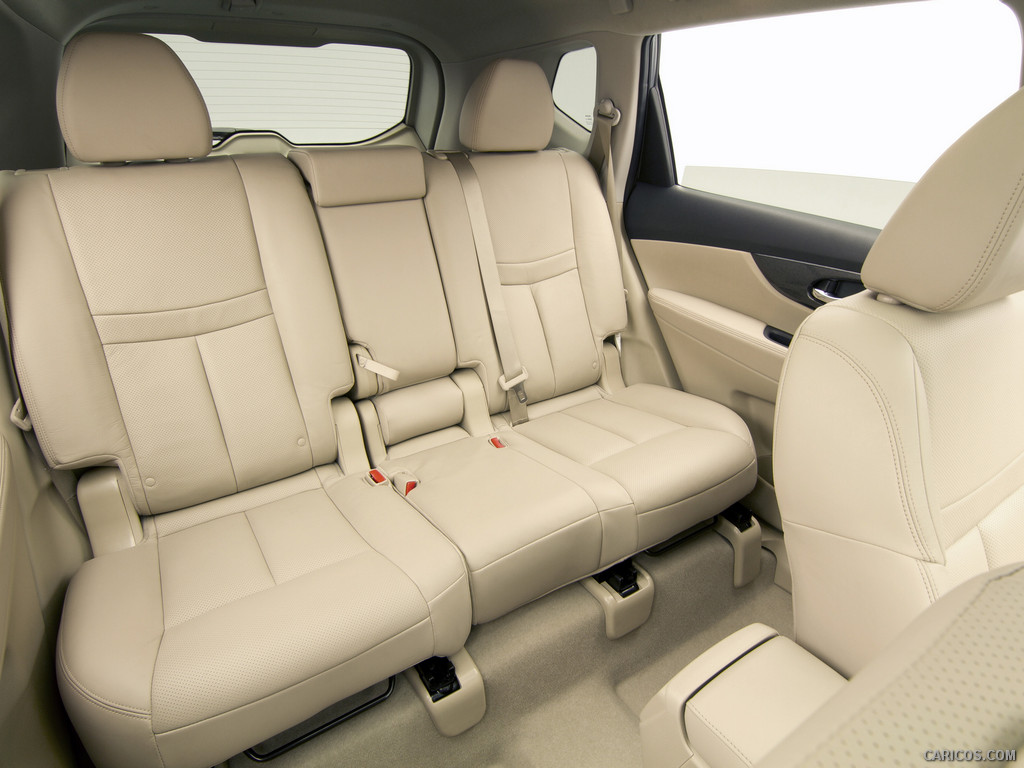 2014 Nissan Rogue SL AWD - Interior Rear Seats | HD Wallpaper #27