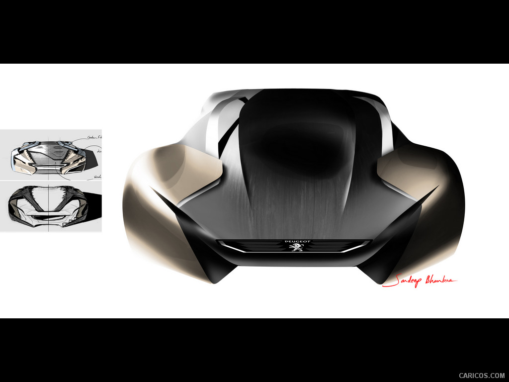 Peugeot ONYX Concept  - Design Sketch, 1024x768, #41 of 52