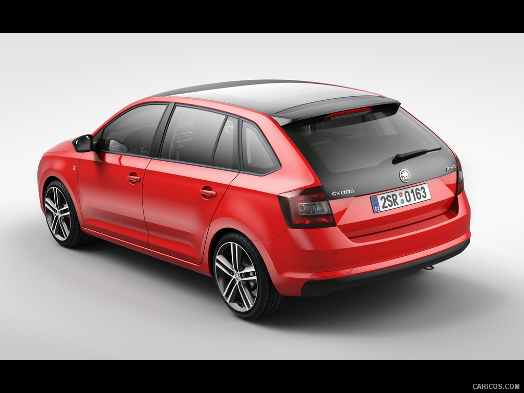 2014 Skoda Rapid Spaceback  - Rear, 1024x768, #97 of 100