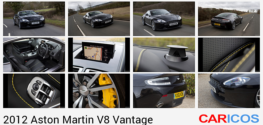 Aston Martin V8 Vantage Coupe (2012) Onyx Black  | Front