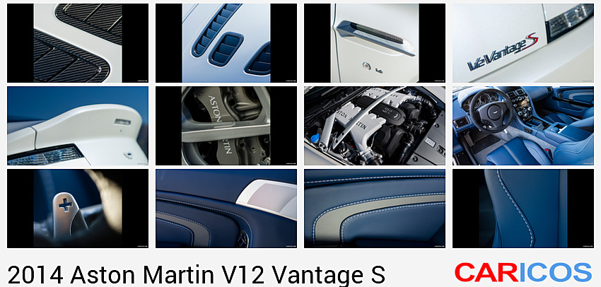 Aston Martin V12 Vantage S (2014) Morning Frost | Detail