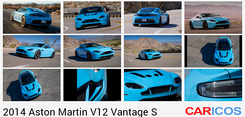 Aston Martin V12 Vantage S (2014) Flugplatz Blue | Rear