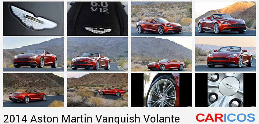 Aston Martin Vanquish Volante | 2014MY |  Morning Frost White  | Badge