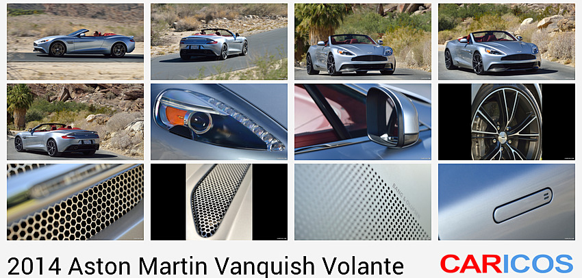 Aston Martin Vanquish Volante | 2014MY |  Skyfall Silver  | Side