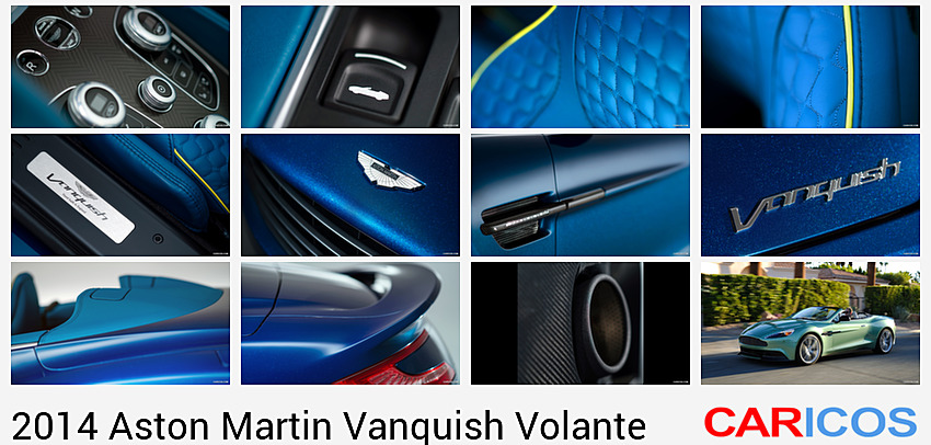 Aston Martin Vanquish Volante | 2014MY |  Ocellus Teal  | Interior Detail