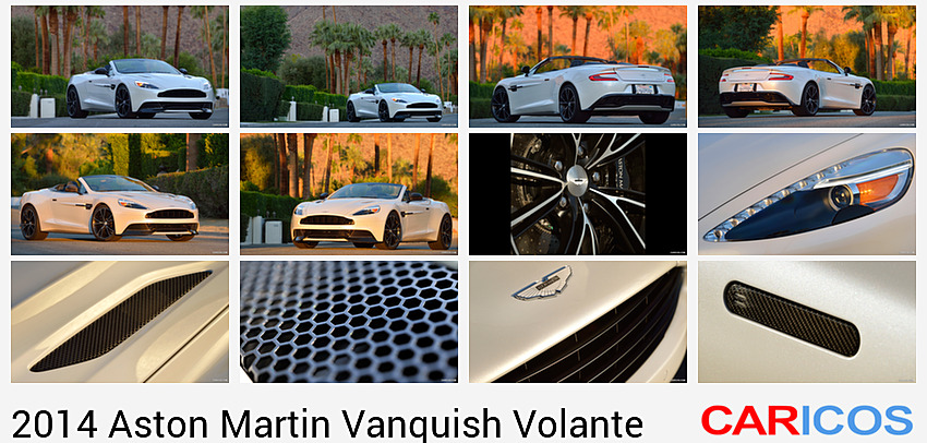 Aston Martin Vanquish Volante | 2014MY |  Morning Frost White  | Front