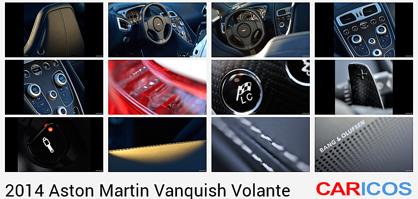 Aston Martin Vanquish Volante | 2014MY |  Morning Frost White  | Interior Detail
