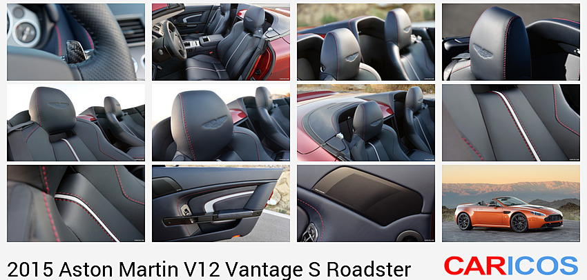 Aston Martin V12 Vantage S Roadster | 2015MY |  (Diavolo Red)  | Interior Detail
