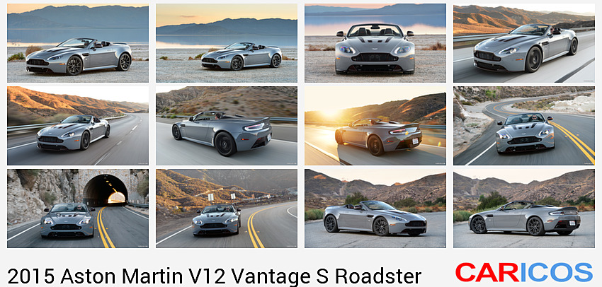Aston Martin V12 Vantage S Roadster | 2015MY |  (China Grey)  | Front