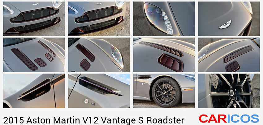 Aston Martin V12 Vantage S Roadster | 2015MY |  (China Grey)  | Grille