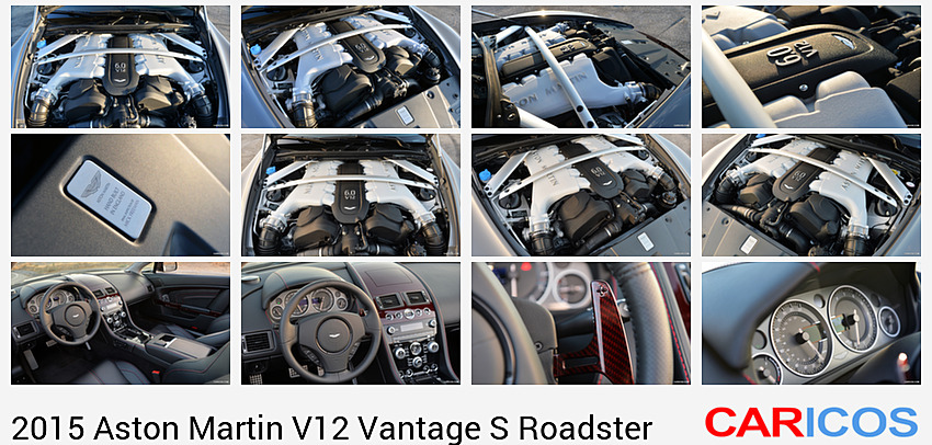 Aston Martin V12 Vantage S Roadster | 2015MY |  (China Grey)  | Engine