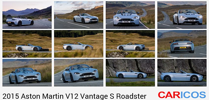 Aston Martin V12 Vantage S Roadster | 2015MY |  (Mako Blue, UK-Spec)  | Rear
