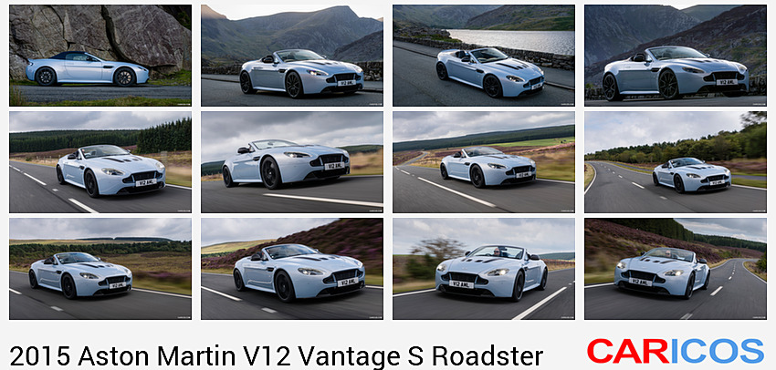 Aston Martin V12 Vantage S Roadster | 2015MY |  (Mako Blue, UK-Spec)  | Side