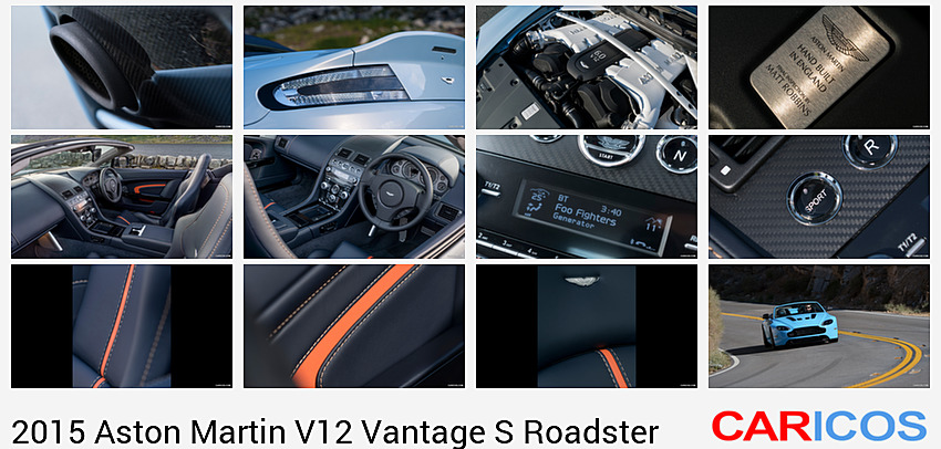 Aston Martin V12 Vantage S Roadster | 2015MY |  (Mako Blue, UK-Spec)  | Exhaust